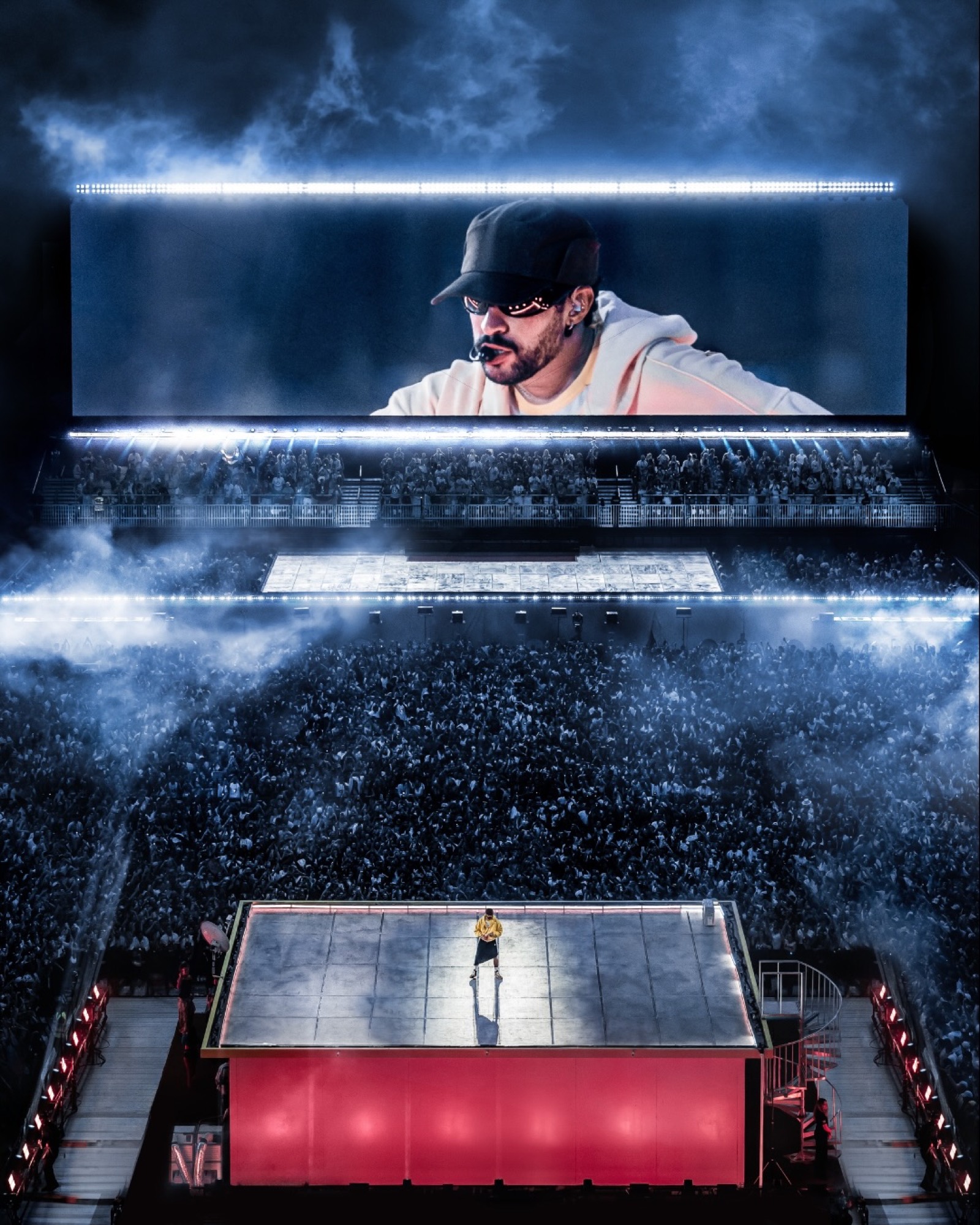 bad bunny world tour lighting 03 — Bad Bunny show photo