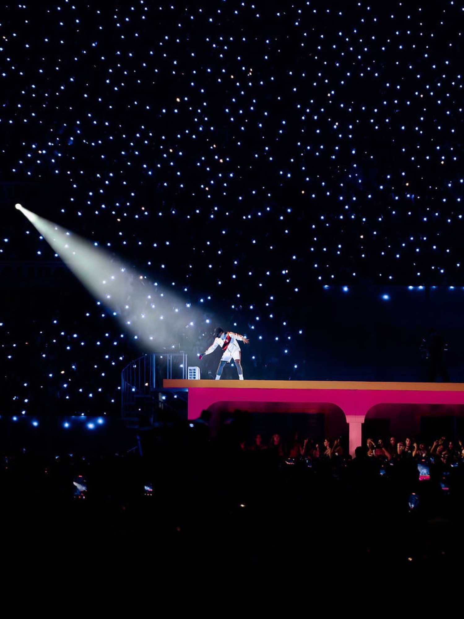bad bunny world tour lighting 04 — Bad Bunny show photo