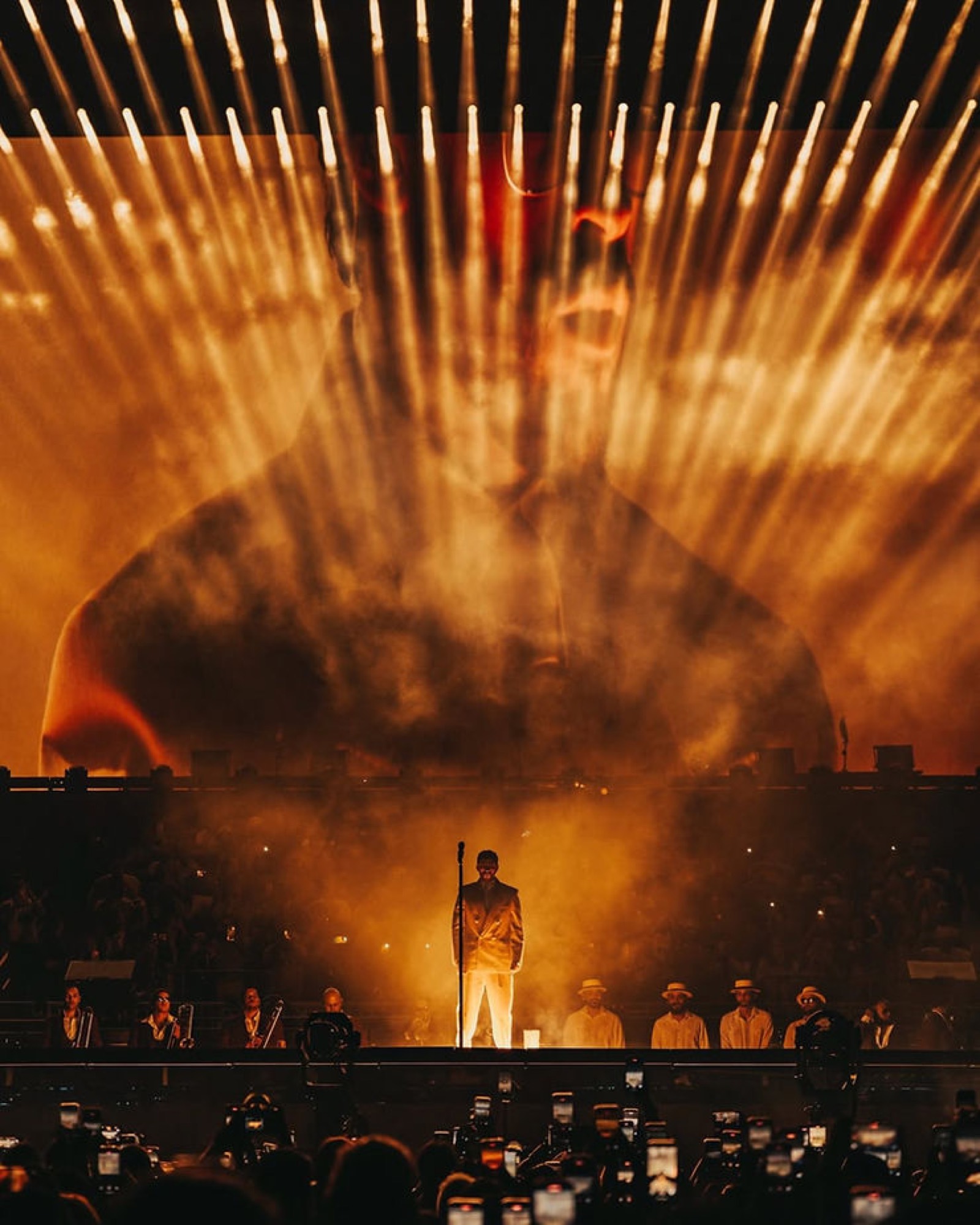 bad bunny world tour lighting 05 — Bad Bunny show photo
