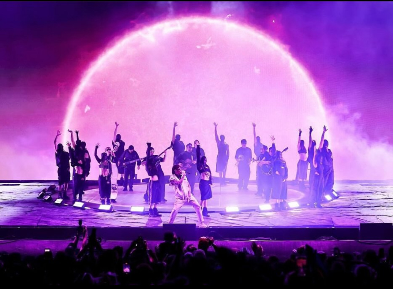 peso pluma coachella 2024 sun stage hero — Peso Pluma show photo